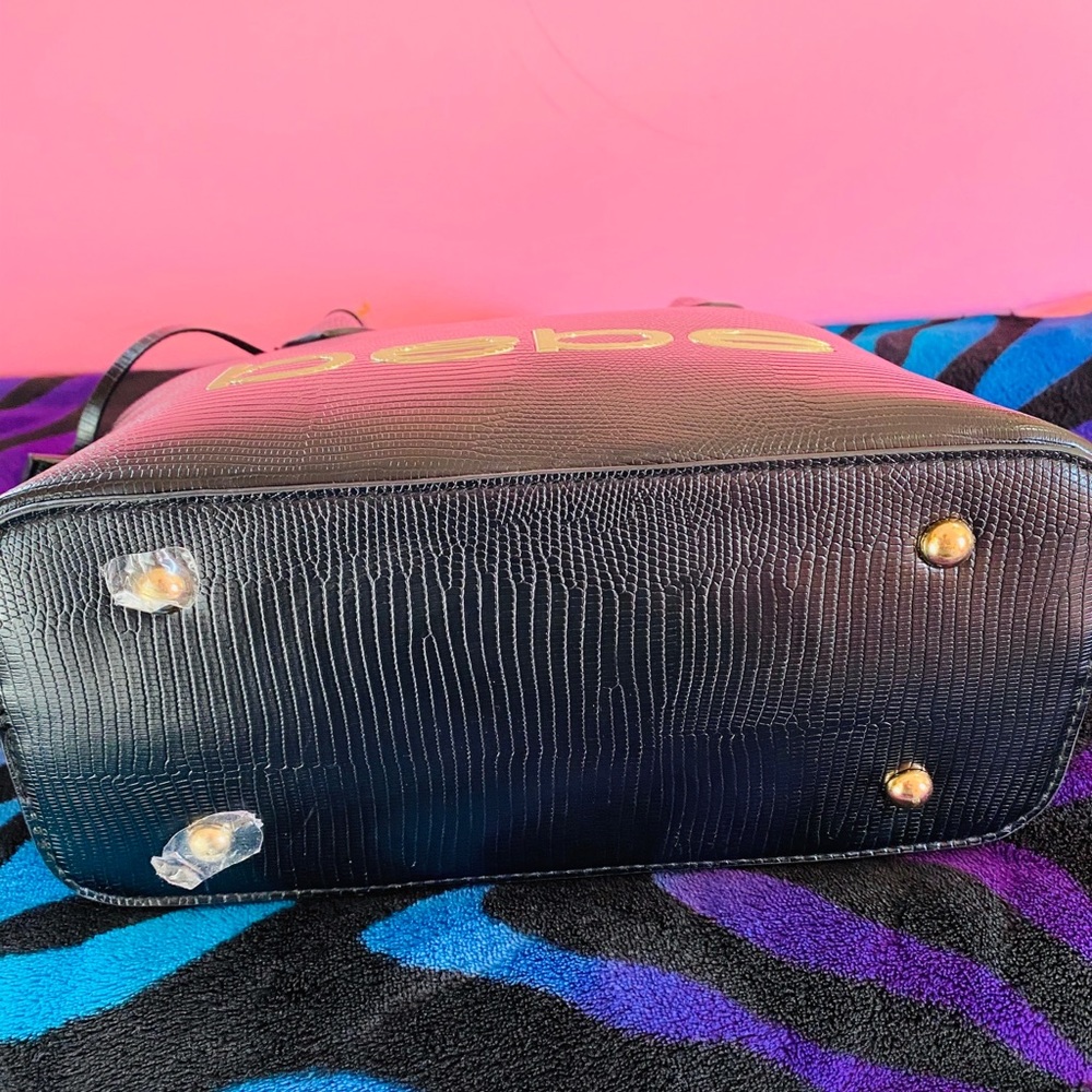 NWT Black BEBE Bag - Picture 9 of 12